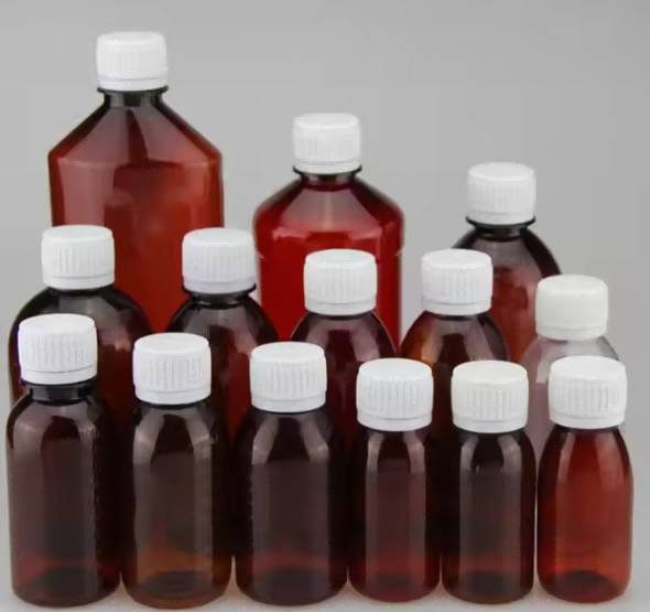 plastic bottle and container